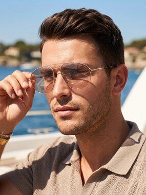 Tom Ford Ken TF1095 28E Aviator Sunglasses Rose Gold Brown Gradient 60mm New